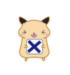 キンクマハムスターみるく日常会話スタンプ（個別スタンプ：7）