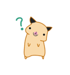 キンクマハムスターみるく日常会話スタンプ（個別スタンプ：25）