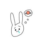 困り眉ウサギちゃん。（個別スタンプ：12）