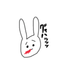 困り眉ウサギちゃん。（個別スタンプ：17）