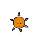 太陽と月（個別スタンプ：1）