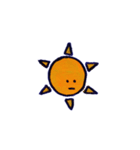 太陽と月（個別スタンプ：4）