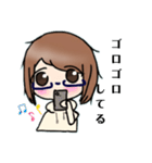 眼鏡の女の子のスタンプ（個別スタンプ：20）