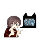 15分ごと時間短縮スタンプ（個別スタンプ：9）