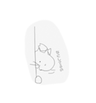 みないで描いたよ！（個別スタンプ：13）