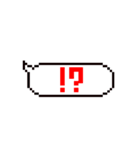 ドット吹き出しスタンプ Ver.1.1（個別スタンプ：40）