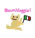 仏猫kikiのイタリア語（個別スタンプ：5）