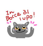 仏猫kikiのイタリア語（個別スタンプ：6）