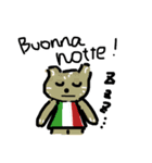 仏猫kikiのイタリア語（個別スタンプ：8）