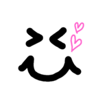 シンプル顔文字2（個別スタンプ：2）