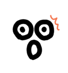 シンプル顔文字2（個別スタンプ：7）