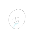 しろちゃんのいろんなお顔（個別スタンプ：1）