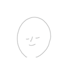 しろちゃんのいろんなお顔（個別スタンプ：3）