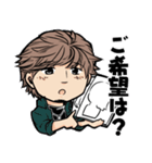 美容師スタンプ 風留啓美ver.（個別スタンプ：24）