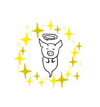 ブタのイラストです（個別スタンプ：5）