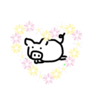 ブタのイラストです（個別スタンプ：7）