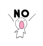 ぼく。ホワイトくん2（個別スタンプ：2）