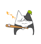 うしねこ、野球をする（個別スタンプ：3）