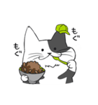 うしねこ、野球をする（個別スタンプ：21）