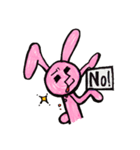 遊びに連れていってほしいウサギ（個別スタンプ：6）