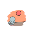 ハト郎さんとシカ太くん（個別スタンプ：7）