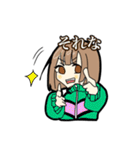 若干黒い女子（個別スタンプ：20）