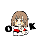 若干黒い女子（個別スタンプ：27）