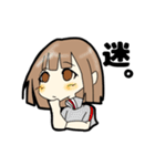 若干黒い女子（個別スタンプ：28）