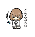 若干黒い女子（個別スタンプ：30）