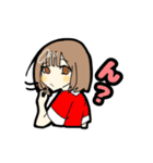 若干黒い女子（個別スタンプ：37）