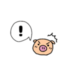 ぶたの日常（シンプル）（個別スタンプ：7）