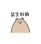 ハムスターの難しい人生（個別スタンプ：20）