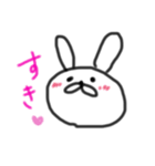 うさぎの日常を描いていまーす（個別スタンプ：4）