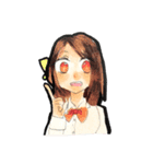 愉快な少年少女達のスタンプ（個別スタンプ：3）