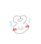 ゆる〜りうさちゃん（個別スタンプ：3）