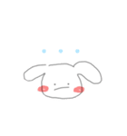 ゆる〜りうさちゃん（個別スタンプ：4）