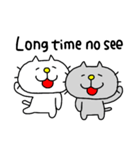 りるねこ 英語 2（個別スタンプ：2）