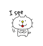 りるねこ 英語 2（個別スタンプ：6）