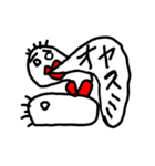 なんか口から出てる人（個別スタンプ：5）