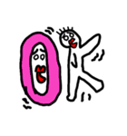 なんか口から出てる人（個別スタンプ：9）