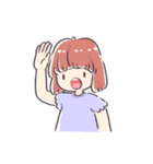 おかっぱ姉妹（個別スタンプ：1）