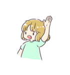おかっぱ姉妹（個別スタンプ：2）
