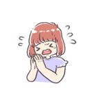おかっぱ姉妹（個別スタンプ：4）