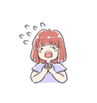 おかっぱ姉妹（個別スタンプ：6）