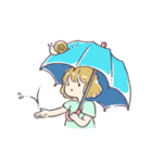 おかっぱ姉妹（個別スタンプ：9）