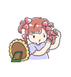 おかっぱ姉妹（個別スタンプ：12）