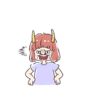 おかっぱ姉妹（個別スタンプ：26）