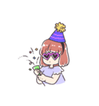 おかっぱ姉妹（個別スタンプ：31）