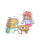 おかっぱ姉妹（個別スタンプ：37）