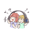 おかっぱ姉妹（個別スタンプ：38）